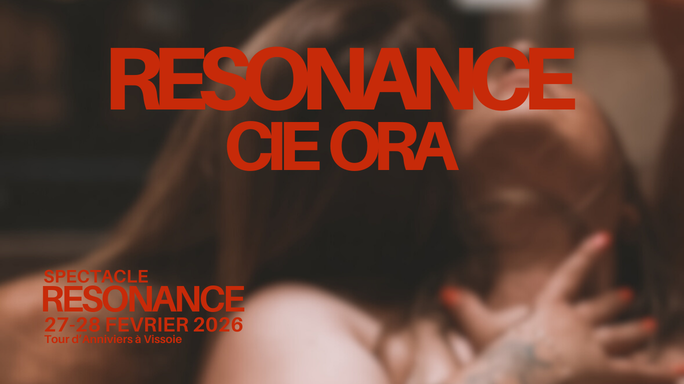 Affiche — CIE ORA, création RÉSONANCE